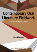 Contemporary oral literature fieldwork /