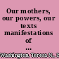 Our mothers, our powers, our texts manifestations of Ajé in Africana literature /