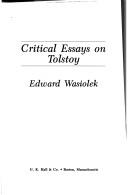 Critical essays on Tolstoy /