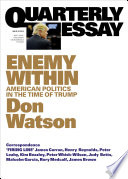 Enemy within : American politics in the time of Trump /