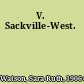 V. Sackville-West.