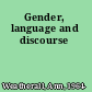 Gender, language and discourse