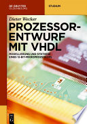 Prozessorentwurf mit vhdl : modellierung und synthese eines 12-bit-mikroprozessors /