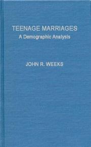 Teenage marriages : a demographic analysis /