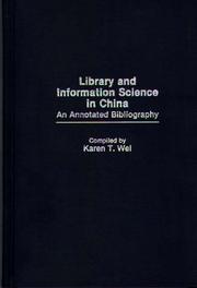 Library and information science in China : an annotated bibliography /