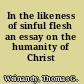 In the likeness of sinful flesh an essay on the humanity of Christ /