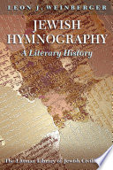 Jewish hymnography : a literary history /