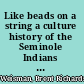 Like beads on a string a culture history of the Seminole Indians in northern peninsular Florida /