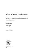 Music coding and tagging : MARC 21 content designation for scores and sound recordings /