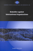 Remedies against international organisations