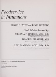 Foodservice in institutions /