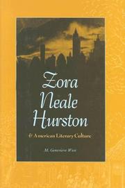 Zora Neale Hurston & American literary culture /