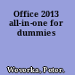 Office 2013 all-in-one for dummies