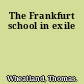 The Frankfurt school in exile