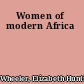 Women of modern Africa