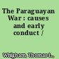 The Paraguayan War : causes and early conduct /