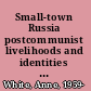 Small-town Russia postcommunist livelihoods and identities : a portrait of the intelligentsia in Achit, Bednodemyanovsk and Zubtsov, 1999-2000 /