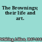 The Brownings; their life and art.