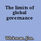 The limits of global governance