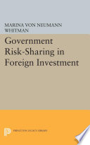 Government risk-sharing in foreign investment /