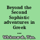 Beyond the Second Sophistic adventures in Greek postclassicism /