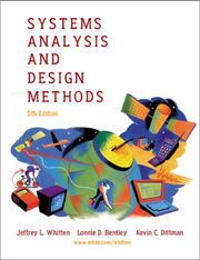 Systems analysis and design methods /