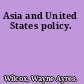 Asia and United States policy.