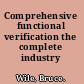 Comprehensive functional verification the complete industry cycle