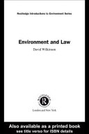 Environment and law