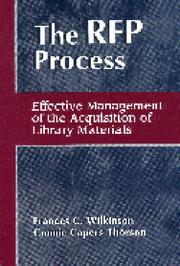 The RFP process : effective management of the acquisition of library materials /