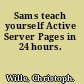Sams teach yourself Active Server Pages in 24 hours.