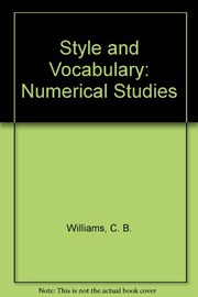 Style and vocabulary : numerical studies /