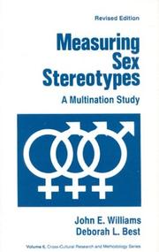 Measuring sex stereotypes : a multination study /