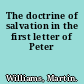 The doctrine of salvation in the first letter of Peter