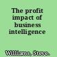 The profit impact of business intelligence