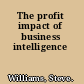 The profit impact of business intelligence