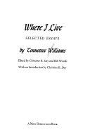 Where I live : selected essays /