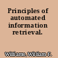 Principles of automated information retrieval.
