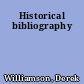 Historical bibliography