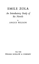 Émile Zola : an introductory study of his novels.