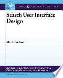 Search user interface design