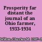 Prosperity far distant the journal of an Ohio farmer, 1933-1934 /