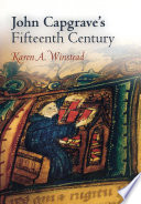 John Capgrave's fifteenth century