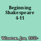 Beginning Shakespeare 4-11