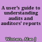 A user's guide to understanding audits and auditors' reports