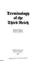 Terminology of the Third Reich /