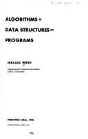 Algorithms + data structures=programs /
