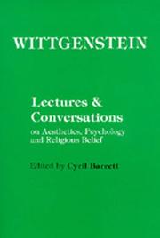 Lectures & conversations on aesthetics, psychology, and religious belief /