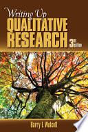 Writing up qualitative research /