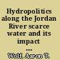 Hydropolitics along the Jordan River scarce water and its impact on the Arab-Israeli conflict /